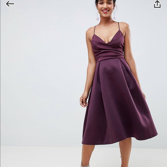 scuba cami prom mini dress